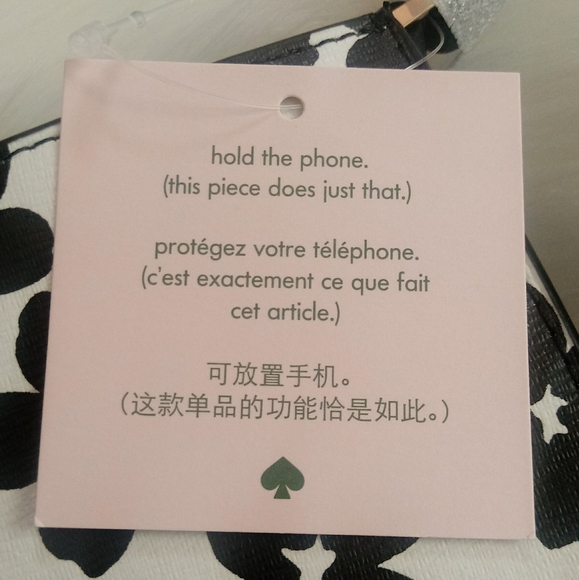 ♠NWT♠ Kate Spade Darcy Small Slim Black and White Floral Crossbody Bag - Picture 6 of 15